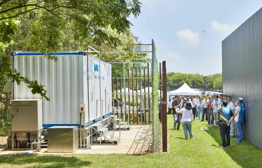 凯发西大墩窯文化館建置屋頂全綠電及儲能櫃，為兼具創能儲能的永續綠能場域