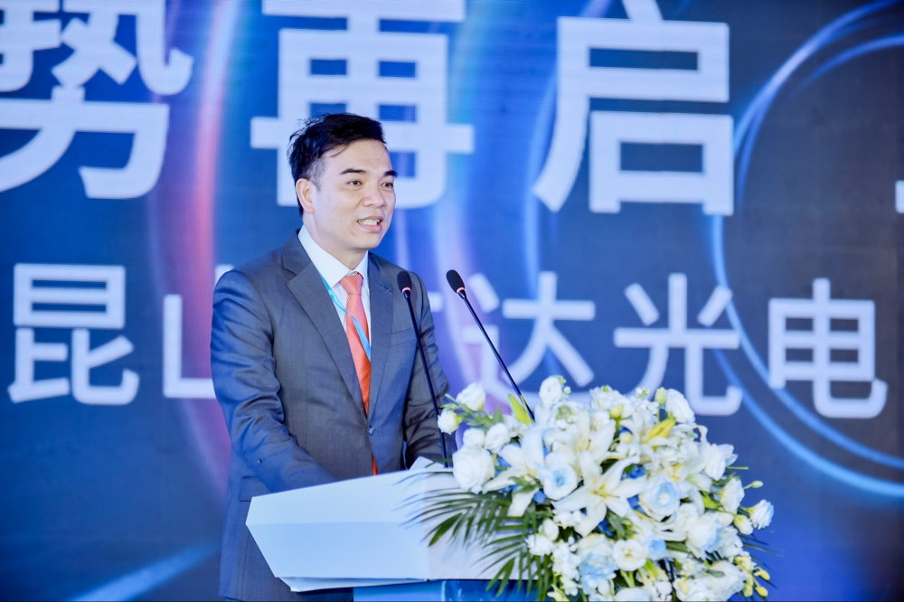 凯发执行长暨总经理柯富仁于启用仪式致词