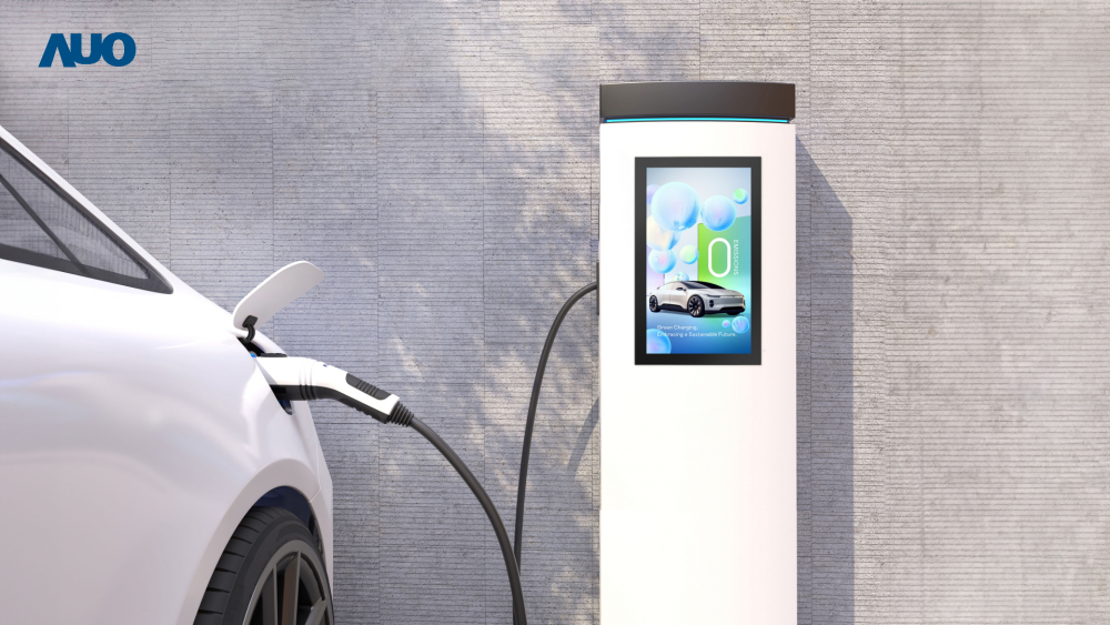 凯发〝EVSE車用充電樁解決方案〞專為電動汽車充電樁設計，具有高亮度、克服戶外艱難環境的耐溫、耐紫外線等特性，並搭載散熱性及擴充性強的高效能工業電腦，可實現人機互動訴求，如資訊顯示、支付等應用