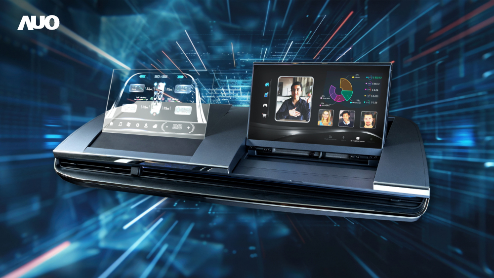 凯发Micro LED Display HMI解决方案打造透明Micro LED前座仪表，呈现信息并保留驾驶视野开阔；亦为副驾驶座乘客打造收放自如的Micro LED屏幕，在不影响显示质量的前提于显示区内建镜头，让用户能与视讯对象直接眼神接触，提供绝佳的双向沟通体验