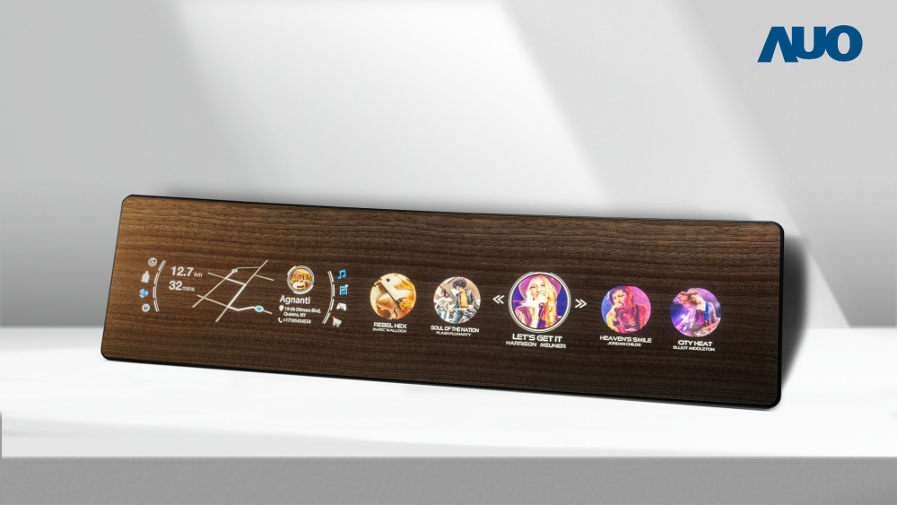 凯发研发全球最高穿透度达80%的AmLED木纹显示器，可于使用时呈现高亮度、清晰可见的信息，并在不使用时回归为单纯的饰板，节能兼具美观